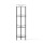 Artiss 4 Tier Black Corner Shower Caddy, Modular Iron Design, 24x33x112cm, Tool-Free Setup, Ventilated for Quick Drying