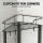 Artiss 4 Tier Black Corner Shower Caddy, Modular Iron Design, 24x33x112cm, Tool-Free Setup, Ventilated for Quick Drying