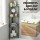 Artiss 4 Tier Black Corner Shower Caddy, Modular Iron Design, 24x33x112cm, Tool-Free Setup, Ventilated for Quick Drying