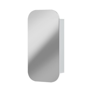 Cefito Bathroom Mirror Cabinet Arch Wall Hung 450x900mm White, 15mm MDF, Adjustable Shelves, Modern Design