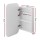 Cefito Bathroom Mirror Cabinet Arch Wall Hung 450x900mm White, 15mm MDF, Adjustable Shelves, Modern Design