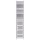 Artiss 2X Slim Bathroom Storage Cabinet 76cm White PVC Toilet Roll Holder Ventilated Cabinet Pack (2)