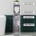 Artiss 2X Slim Bathroom Storage Cabinet 76cm White PVC Toilet Roll Holder Ventilated Cabinet Pack (2)