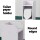 Artiss 2X Slim Bathroom Storage Cabinet 76cm White PVC Toilet Roll Holder Ventilated Cabinet Pack (2)