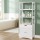 Artiss Bathroom Floor Storage Cabinet, White MDF, 2 Drawers, 3 Open Shelves, 2 Doors, 60x33x154cm, Easy Assembly