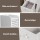 Artiss 2X Bathroom Toilet Storage Cabinet Tallboy Cupboard White 2 Drawers 2 Ventilated Cabinets 118cm