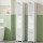 Artiss 2X Bathroom Toilet Storage Cabinet Tallboy Cupboard White 2 Drawers 2 Ventilated Cabinets 118cm