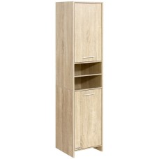 Artiss Tall Bathroom Cabinet, Eco-Friendly Particle Board, 185cm, Oak Finish, Space-Saving Storage Solution
