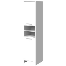 Artiss Bathroom Cabinet Storage, Engineered Wood, 185cm, White, Space-Saving Tall Unit with Shelves & Magnetic Doors