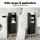 Artiss 2X Bathroom Storage Cabinet Floor Organiser 20x20x84cm Slim Adjustable Black with Arched Door