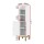 Artiss 2-Pack Slim Bathroom Storage Cabinet 3-Tier Adjustable Shelf Arched Door White 20x20x84cm with Gold-Tone Legs