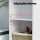 Artiss Bathroom Cabinet Storage X2 White Rattan 161cm Tall Slim Unit with Drawer Shelves 2 Pack (White)
