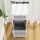 Artiss 2X Laundry Hamper Cabinet White Rattan with Tilt Out Hamper Drawer and Removable Baskets 2 Pack