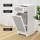 Artiss 2X Laundry Hamper Cabinet White Rattan with Tilt Out Hamper Drawer and Removable Baskets 2 Pack