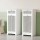 Artiss 2X Laundry Hamper Cabinet White Rattan with Tilt Out Hamper Drawer and Removable Baskets 2 Pack