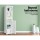 Artiss 160cm White Bathroom Cabinet Storage - Eco-Friendly E1 MDF, 5-Tier Shelves, Magnetic Door, Space-Saving Design