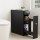 Artiss Slim Bathroom Storage Cabinet Black MDF 60x33x154cm Slide-Out Toilet Side Caddy Tissue Box Holder