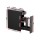 Artiss Slim Bathroom Storage Cabinet Black MDF 60x33x154cm Slide-Out Toilet Side Caddy Tissue Box Holder