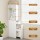 Artiss White Bathroom Cabinet 135cm – Slim Storage Organiser with Adjustable Shelves, Slide-Out Drawer & 3-Wheel Unit