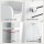Artiss 3-Tier Slim Bathroom Storage Cabinet White with Toilet Paper Holder Adjustable Shelf and Louver Door