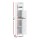 Artiss 2 Slim 3-Tier Bathroom Storage Cabinets White MDF with Toilet Paper Holder Adjustable Shelf Anti-Tip