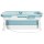 Weisshorn Foldable Bathtub Portable Spa with Cover, PP+TPR Material, 136x62cm, Extra-Large Capacity, Indoor/Outdoor Use