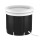 Weisshorn Portable Ice Bath Tub 70x80cm Inflatable Folding Bathtub with 300L Capacity, 3-Layer Insulation, Black