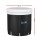 Weisshorn Portable Ice Bath Tub 80x80cm Inflatable Folding Spa, 300L, 3-Layer Insulation, Drain Tap, Cover, Black