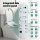 Cefito Smart Electric Bidet Toilet Seat D‑Shape SIAA Hygienic Surface Heated Seat Air Dryer 4 Modes Comfort