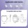 Cefito Electric D‑Shape Bidet Toilet Seat Heated Seat Warm Water Air Dryer Works Without Power 3‑Level