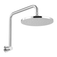 Cefito 9'' Rain Shower Head Overhead High-Pressure Swivel Chrome, Solid Brass, Water-Saving, 3-Star WELS Rated