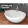 Cefito Elegant Oval Nano Glazed Ceramic Bathroom Basin Sink, 41x34cm - High Gloss, Anti-Bacterial, Heat Resistant