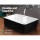 Cefito 48x37cm Oval Bathroom Basin - Nano Glazed Ceramic Vanity Sink, Matte Black & Gloss White, Anti-Bacterial, Durable