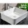Cefito 48x37cm White Ceramic Vanity Sink: High Gloss, Nano Glazed, Anti-Bacterial, Heat & Scratch Resistant Basin