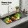 Cefito Granite Stone Double Bowl Kitchen Sink 116x50cm Black – Heat & Scratch Resistant, 10-year warranty, Food Safe