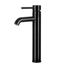 Cefito Matte Black Tall Basin Mixer Tap - 320mm Brass Faucet with 35mm Ceramic Cartridge, Watermark & WELS Certified