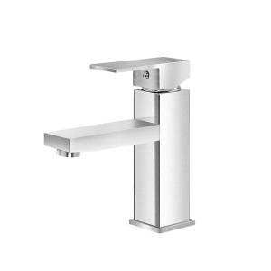 Cefito Bathroom Basin Mixer Tap, Brass & ABS, Chrome Finish, 17.8x12cm, Watermark & WELS Certified, Drip-Free Design