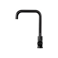 Cefito Kitchen Mixer Tap, Brass & ABS, Matte Black, 33x19.5cm, Swivel Faucet, Watermark & WELS Certified, Easy Install