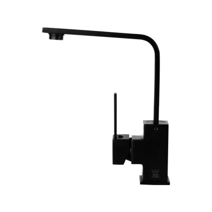 Cefito Kitchen Mixer Tap, Brass & ABS, 30cm x 17cm, Matte Black, 360° Swivel, Drip-Free, Watermark & WELS