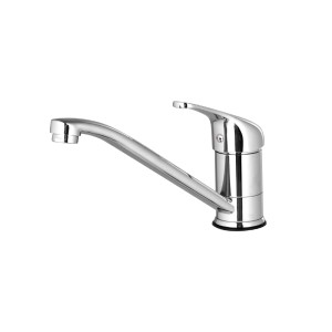 Cefito Chrome Kitchen Mixer Tap - 360° Swivel, Solid Brass, Drip-Free Ceramic Cartridge, Watermark & WELS Approved