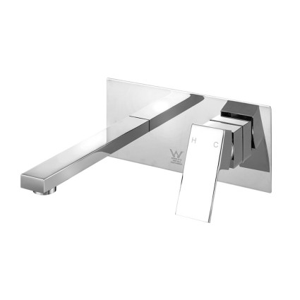 Cefito Allegra Bathroom Basin Mixer Tap, Solid Brass, Chrome Finish, 220x100x200mm, WaterMark & WELS Certified