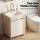 Cefito Vanity Unit 835mm Freestanding Bathroom Cabinet with Side Storage and Ceramic Basin