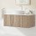 Cefito 900mm Oak Vanity Unit with Basin - Wall-Hung, Eco-Friendly MDF, Sintered Stone Top, Soft-Close Drawer