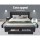 Artiss Mila King Bed Frame Charcoal Upholstered Faux Linen Tufted Headboard with 4 Drawers Storage Organiser