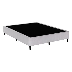 Artiss Mason Queen Size Bed Frame - Metal Grey, Premium Fabric, Durable & Stylish, 300KG Capacity, 1-Year Warranty