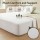 Artiss Double Compression Bed Frame Boucle Cream Teddy Velvet 80kgm3 High Density Foam 25cm Height 155x196.5cm