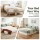 Artiss Queen Compression Bed Frame Boucle Cream Teddy Velvet 80kg/m³ High Density No Assembly 25cm Low Profile