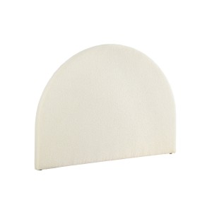 Artiss Grei Double Bed Headboard - Arch Design, Boucle Fabric, 143x117 cm, White, Easy Assembly, 1-Year Warranty