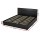 Artiss LUMI King Size LED Gas Lift Bed Frame Black Upholstered Storage with LED Lighting 16 Colours 4 Modes