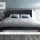 Artiss Neo Queen Bed Frame - Charcoal Faux Linen, Modern Design, High-Density Foam, Sturdy Wood & Metal Build